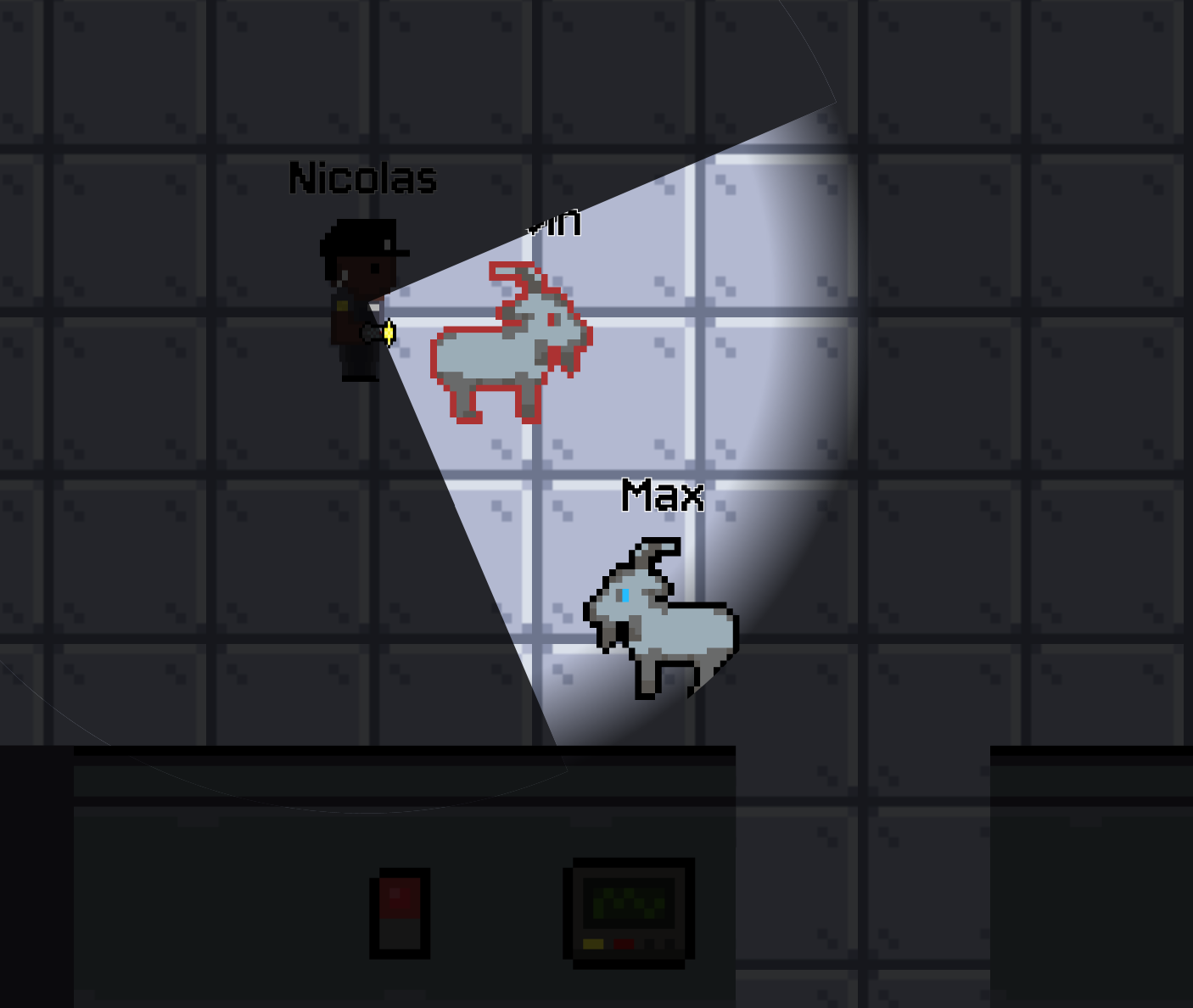 Guard capturing an iGoat